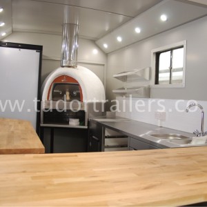 Pizza Oven H van Conversion with Serving area