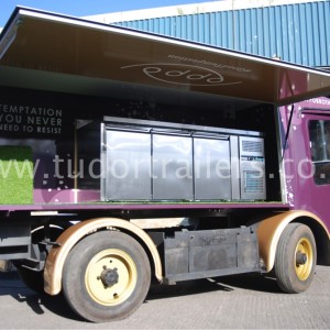 Purple Ice Cream Van with Open Hatch