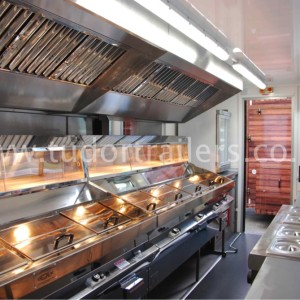 Liverpool Interior of Fish & Chip trailer with Fryer