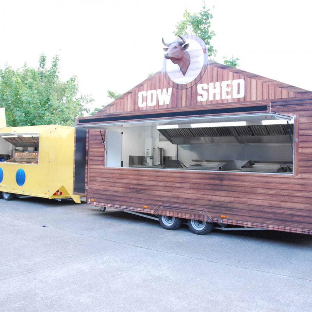 The Cow Shed catering trailer