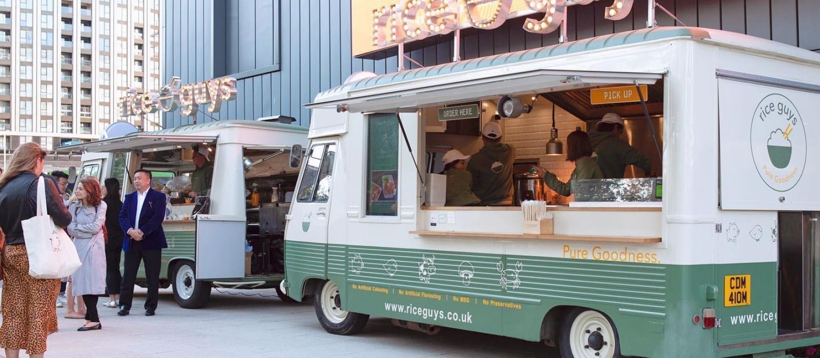 The Rice Guys catering van