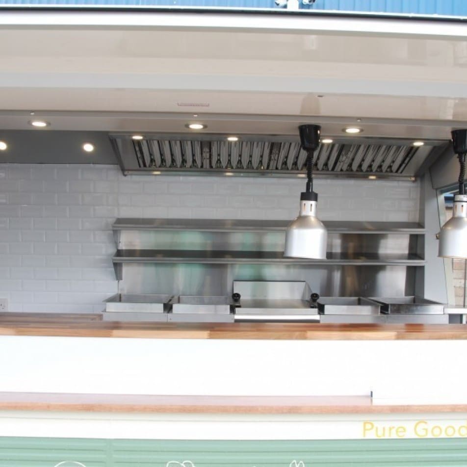 The Rice Guys catering van interior