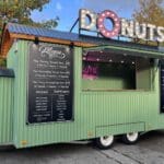 Donut Shepherd hut catering trailer conversion