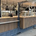 Catering shipping container conversion