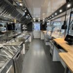 Catering shipping container interior