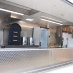 Showman mobile catering trailer with potato oven