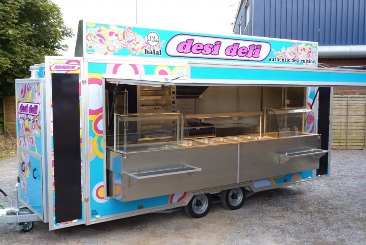 Showman mobile catering trailer