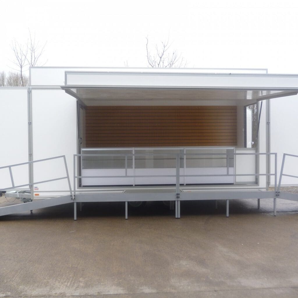 Hospitality catering trailer conversion