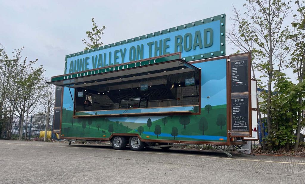 Adventure mobile catering trailer