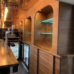 Peugeot J7 Walnut Bar conversion