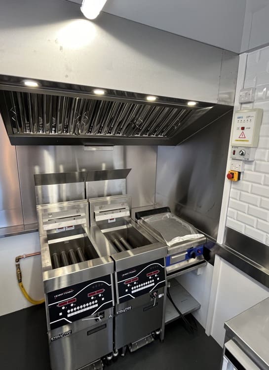 Catering truck fryers